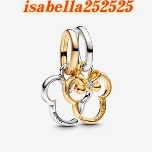 Pandora Disney Mickey Mouse & Minnie Mouse Splittable Dangle Charm|Pendant
